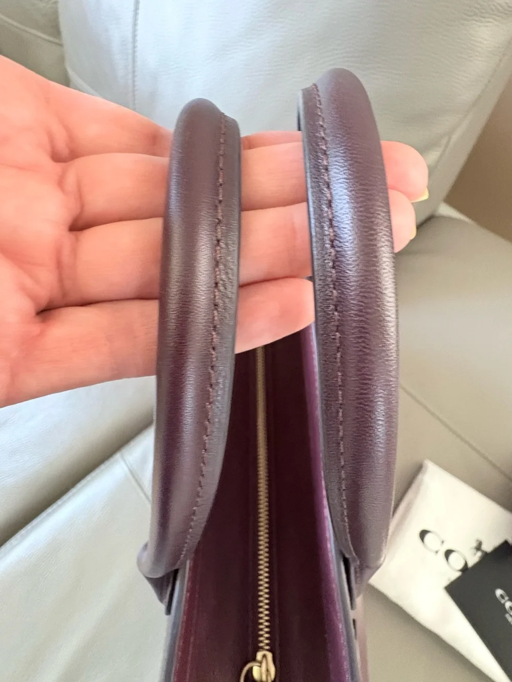 Coach Soft Empire Carryall Bag 40 - Merlot/Brass